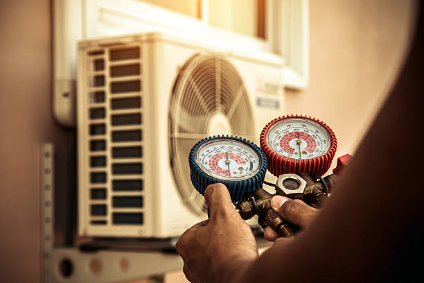 Professional Hvac technician working in Merna, IL
